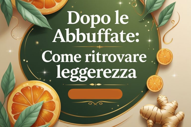Dopo le abbuffate: come ritrovare leggerezza