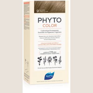 PHYTOCOLOR 9 BIONDO CHIARISS 1 LATTE + 1 CREMA + 1 MASCHERA+ 1 PAIO DI GUANTI