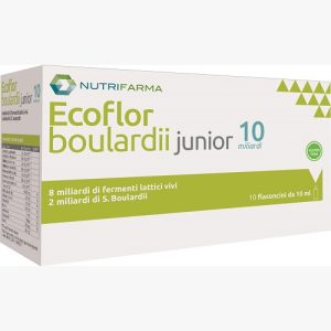 ECOFLOR BOULARDII JUNIOR 10 MILIARDI 10 FLACONCINI DA 10 ML