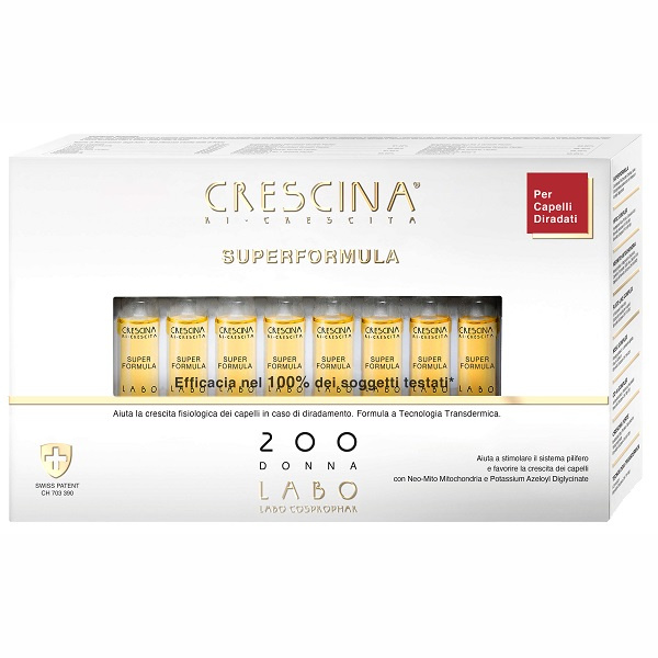 CRESCINA RI CRESCITA SUPER FORMULA 200 DONNA 20 FIALE 3 CRESCINA RI CRESCITA SUPER FORMULA 200 DONNA 20 FIALE 3