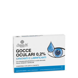 LFP GOCCE OCULARI STERILI A BASE DI IPROMELLOSA E SODIO IALURONATO IN 10 CONTENITORI MONODOSE DA 0,5 ML