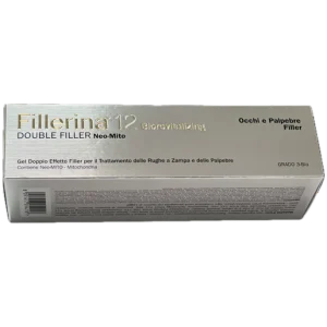 FILLERINA 12 DOUBLE FILLER NEO MITO OCCHI E PALPEBRE GEL BIOREVITALIZING GRADO 3 BIO DISPENSER EYE MASSAGE TIP