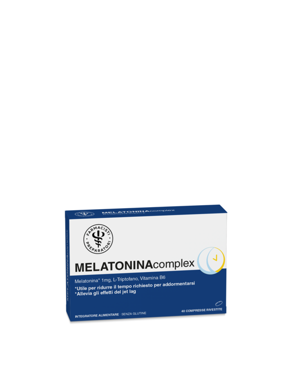 LFP MELATONINA COMPLEX 40 COMPRESSE RIVESTITE SENZA GLUTINE LFP MELATONINA COMPLEX 40 COMPRESSE RIVESTITE SENZA GLUTINE
